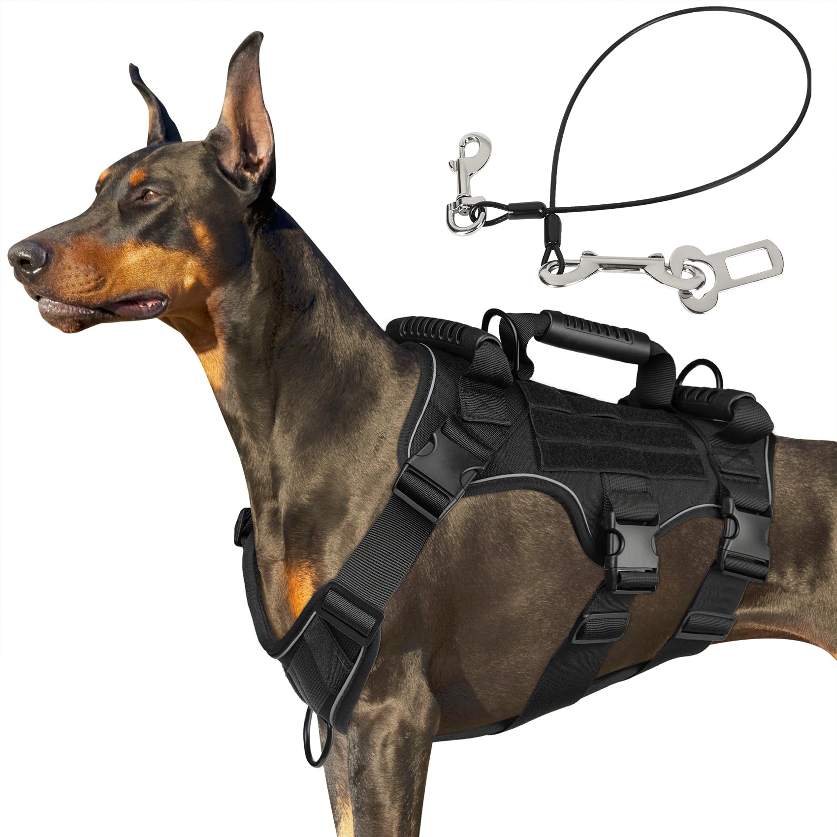 Heavy Duty Tactical Dog Harness with Handle