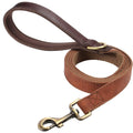 Soft Padded Leather Dog Leash