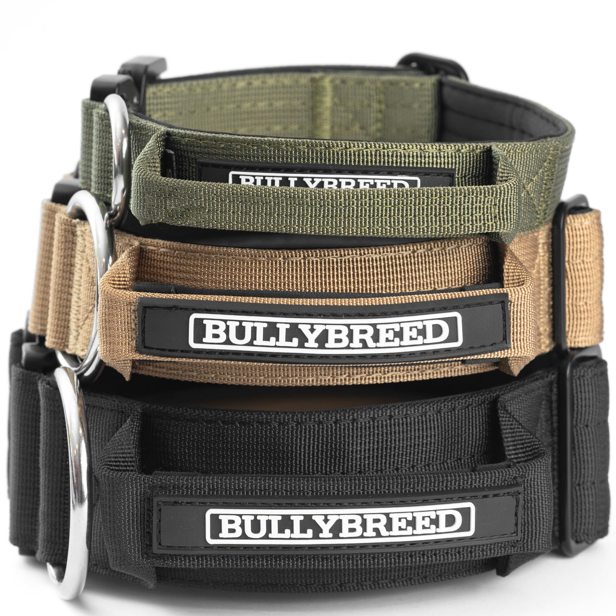 Tactical Dog Collar with Handle – Quick-Release Metal Buckle