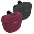 Silicone Dog Treat Pouch with Belt Clip – Set of 2