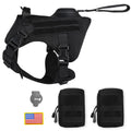 Tactical Dog Harness with Retractable Leash