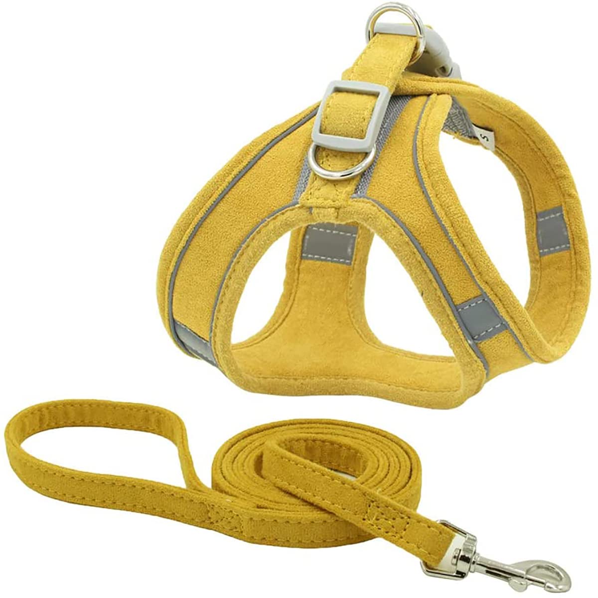 Dog Harness & Leash Set with Handle – Reflective Vest