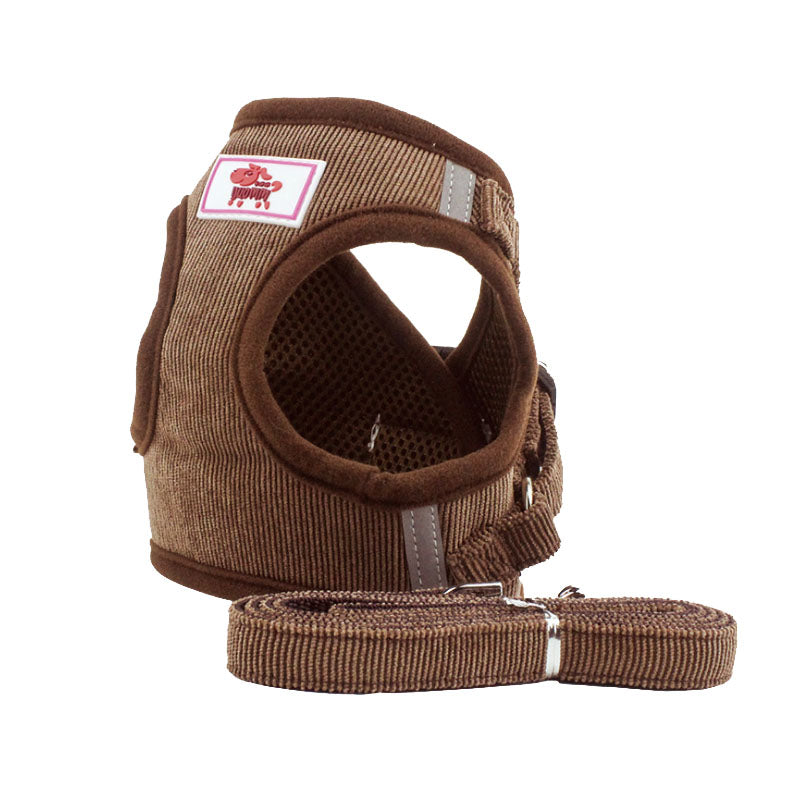 Reflective Dog Harness with Chain Attachment