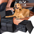 Dog Car Back Seat Extender with Storage