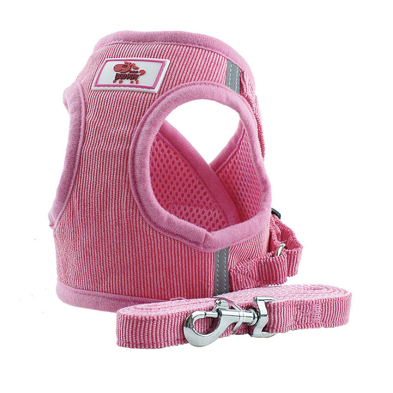 Reflective Dog Harness with Chain Attachment