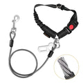 Chew Proof Dog Seat Belt with Headrest Restraint – Steel Cable