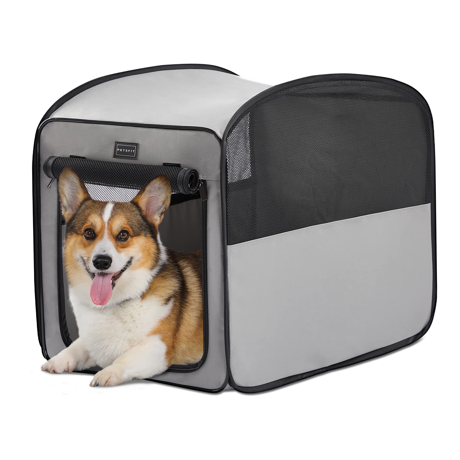 Pop-Up Dog Crate for Travel – Portable & Waterproof, Medium