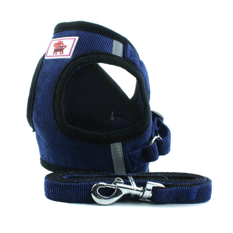 Reflective Dog Harness with Chain Attachment